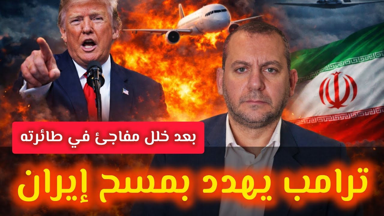 ترامب يهدد بمسح إيران بعد خلل مفاجئ في طائرته