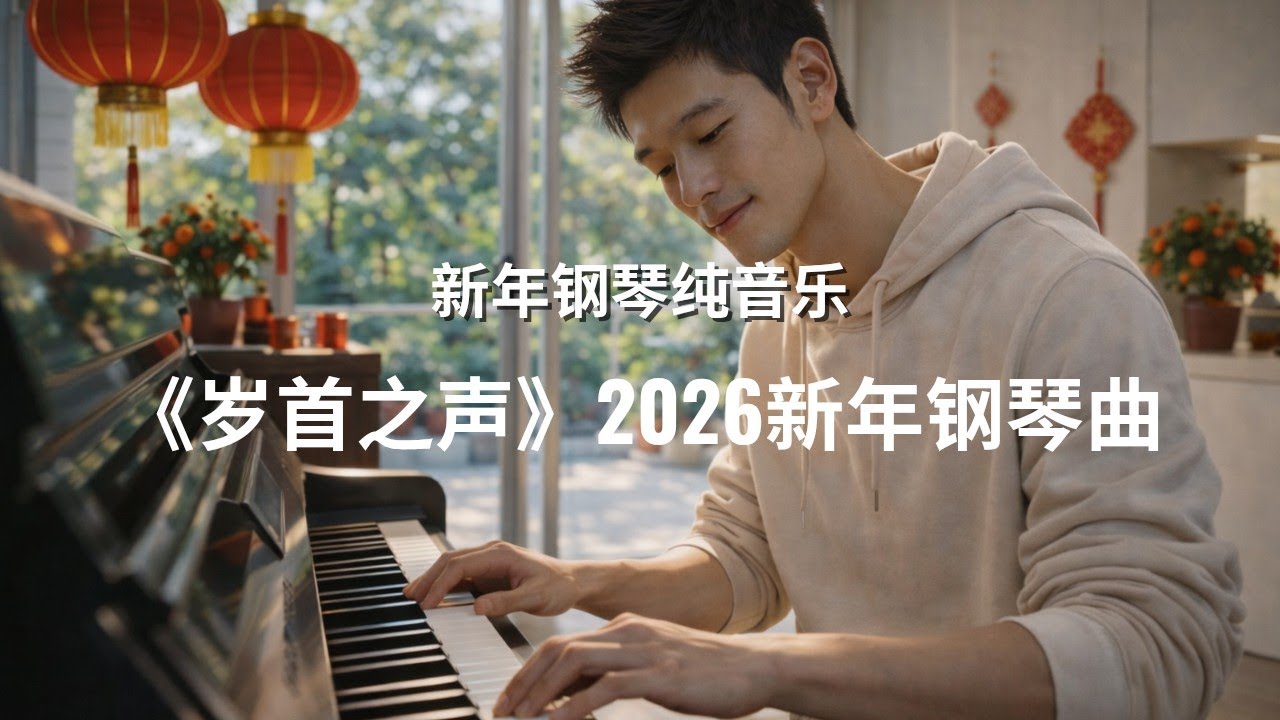 《岁首之声》2026新年钢琴曲｜温暖治愈春节背景音乐｜中国新年纯音乐