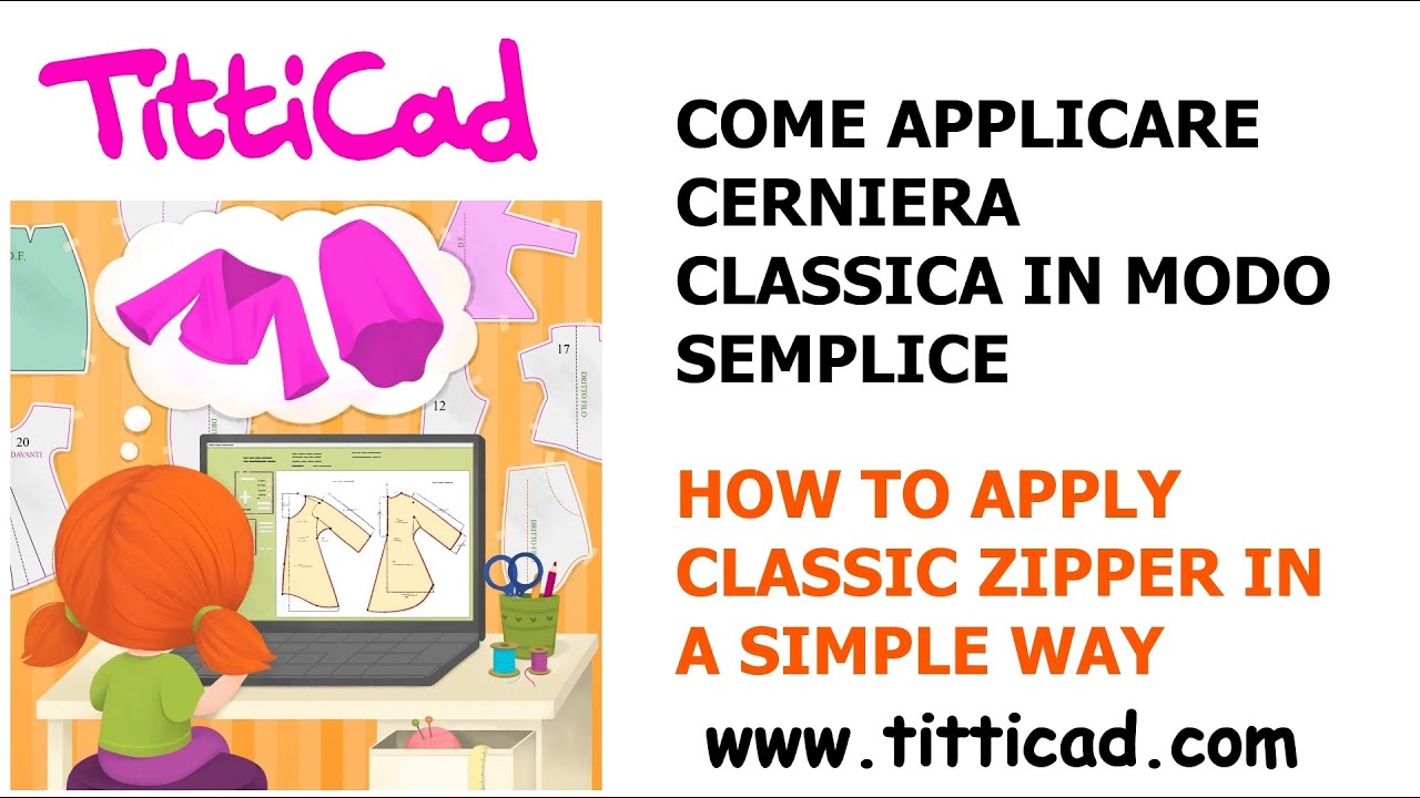 Come applicare cerniera classica in modo semplice