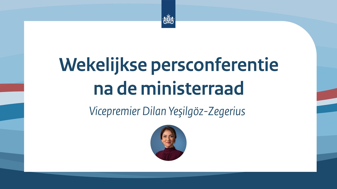 LIVE: Persconferentie vicepremier Dilan Yeşilg&ouml;z-Zegerius na de ministerraad van 10 april 2026