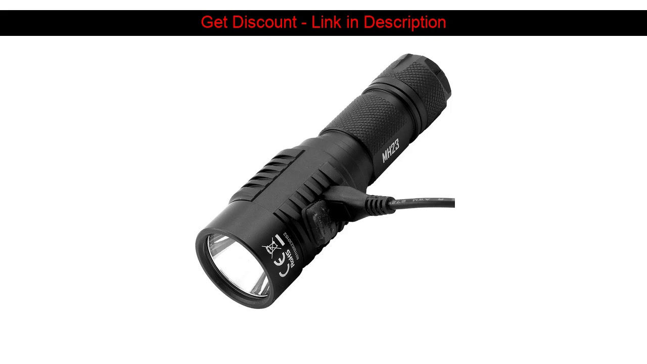 Good item  NITECORE MH23 torch 1800 Lumen CREE XHP35 HD LED mini Lamp Waterproof Flashlight with 35