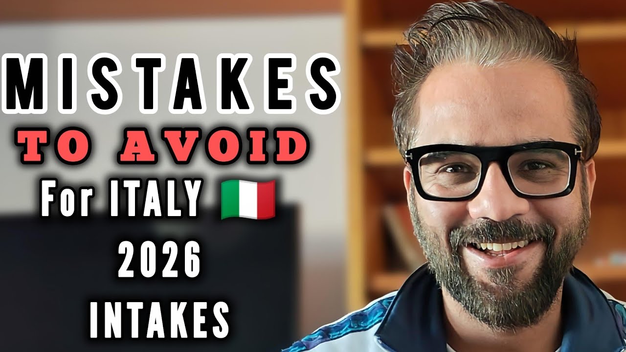 Mistakes to avoid for Italy 2026 intakes.#StudyInItaly for Pakistani Students. 