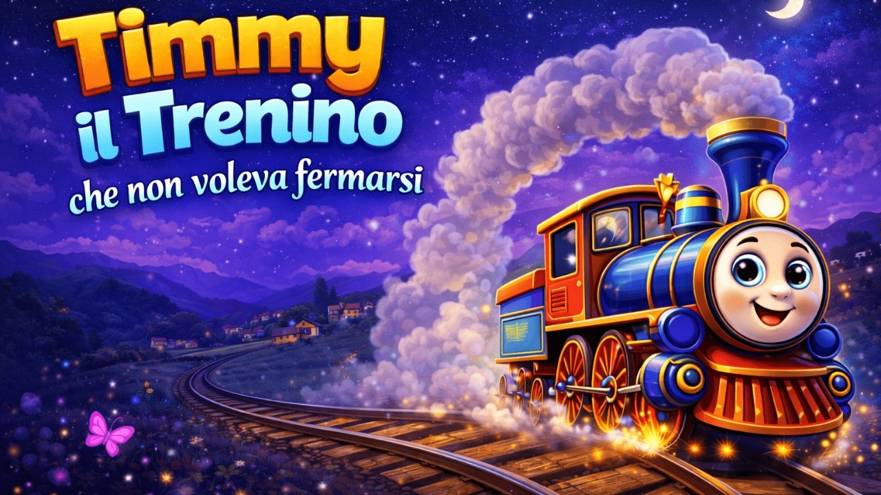 Timmy il Trenino che Non Voleva Fermarsi | Favola per Bambini