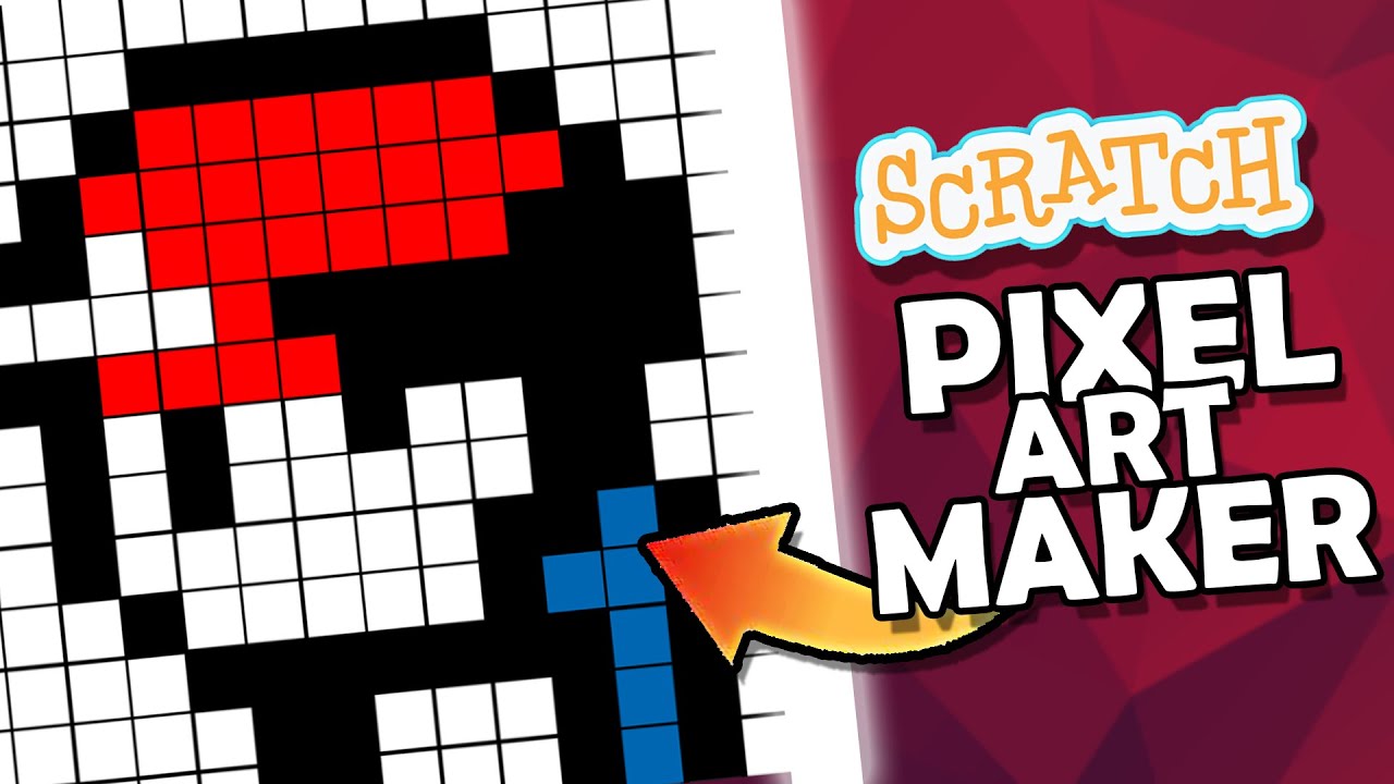Создатель пиксельной графики Scratch | Игры Scratch