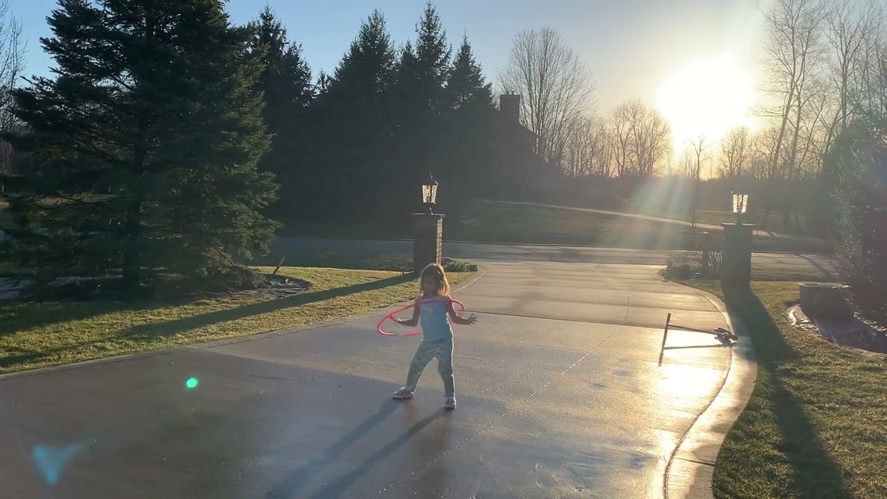 Hula Hoop Challenge by Level 1 Gymnast