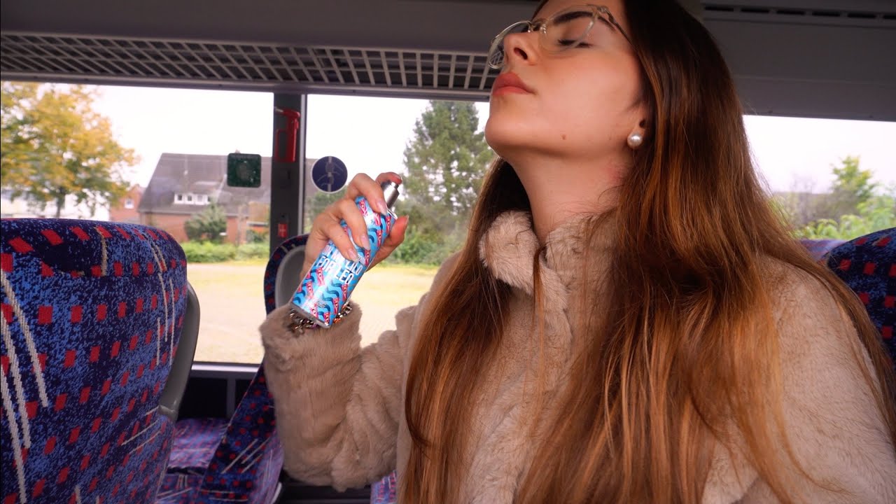 ASMR in Real Bus (Pt. 2) 🚌 Popular Mean Girl Does Your Makeup | Roleplay