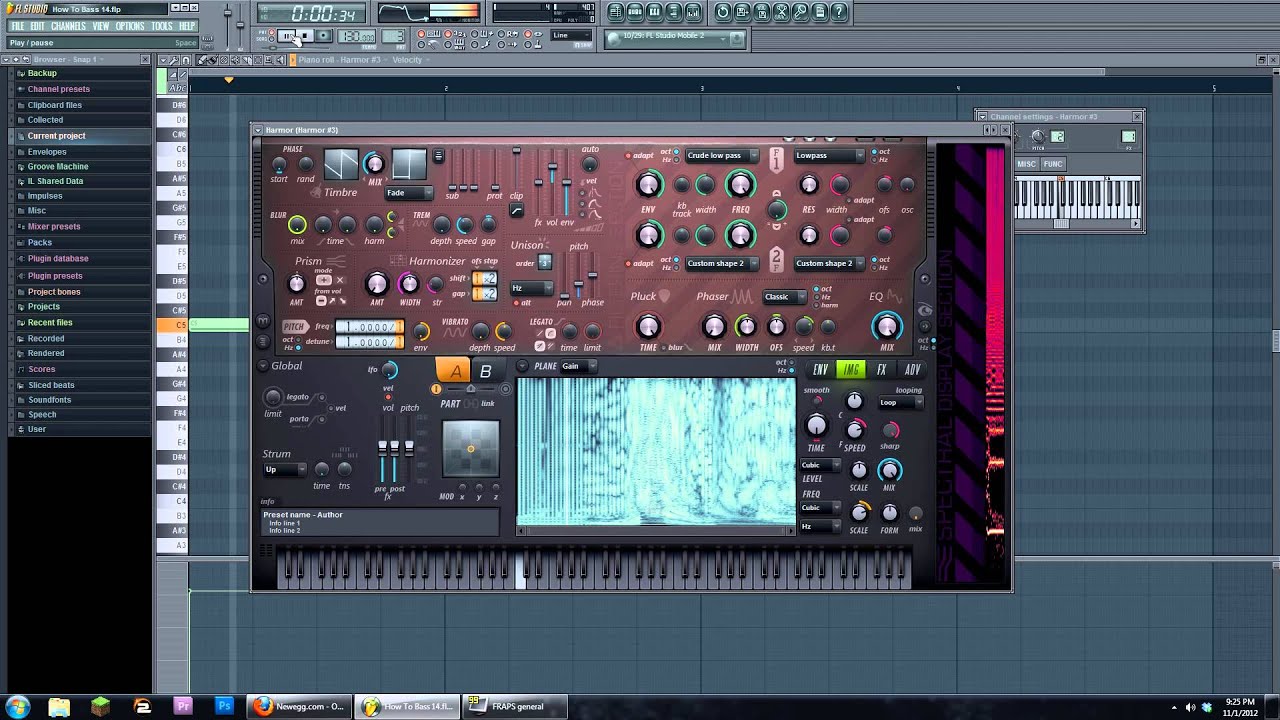 How To Bass 14: Custom Harmor Unison Pitch Spectrum and Image Formant Mutation