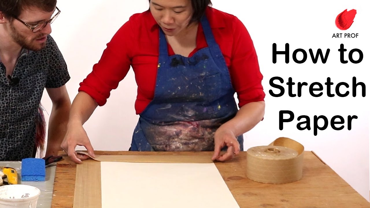 Cheaper than Canvas: Stretching Watercolor Paper for Painting