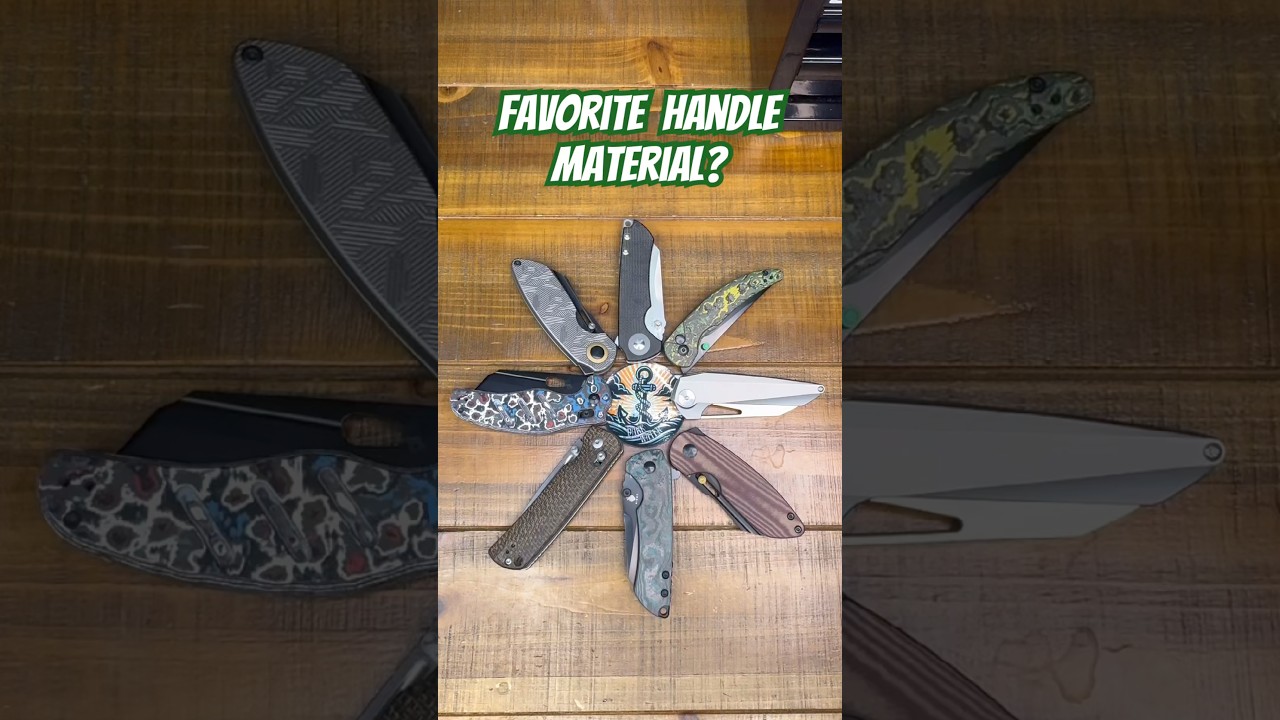 Ulubiony materiał na rękojeść? #darkwaterkizeredc #kizerknives #edcgear #everydaycarry #edccommunity