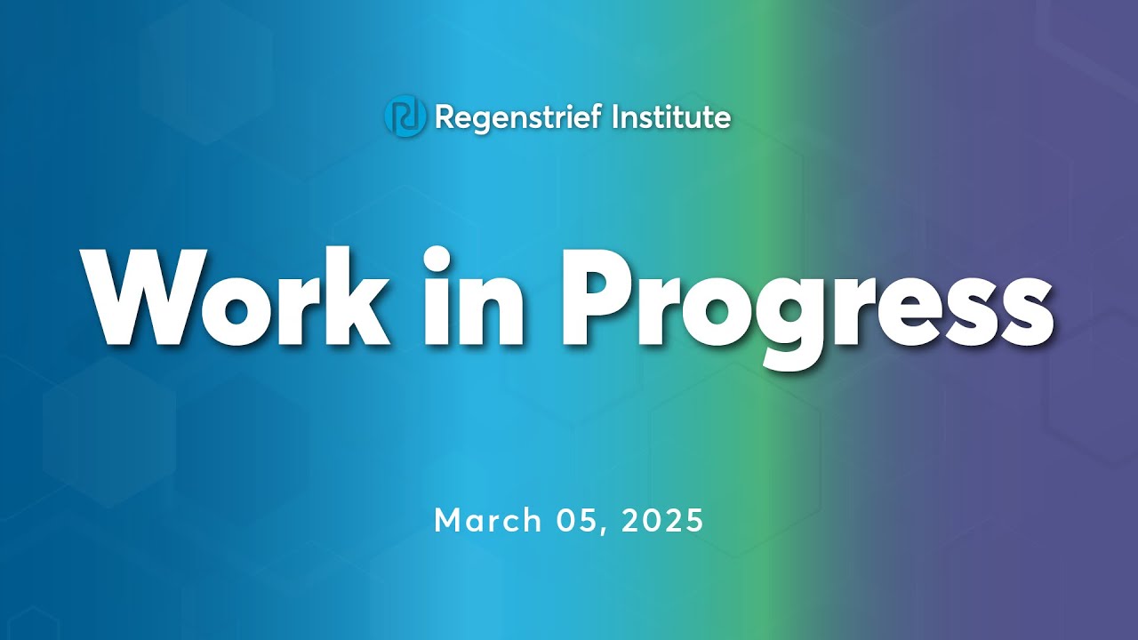 Regenstrief WIP 03/05/25: Titus K. L. Schleyer, DMD, PhD