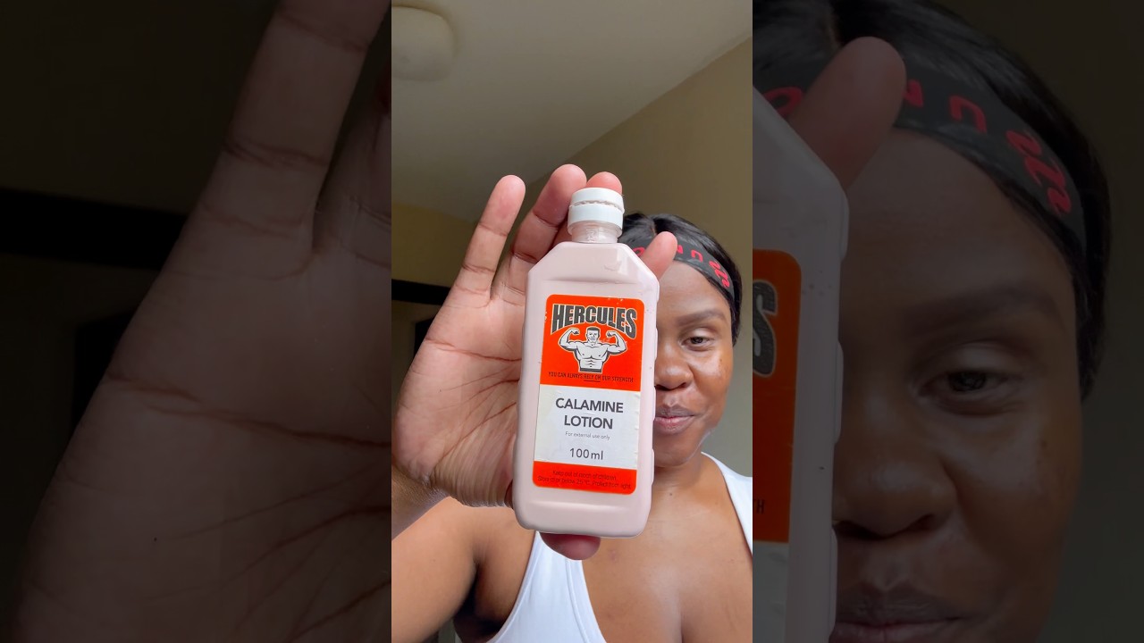 Calamine lotion as a primer??? How did I do? #makeuphacks #makeup #whitebase