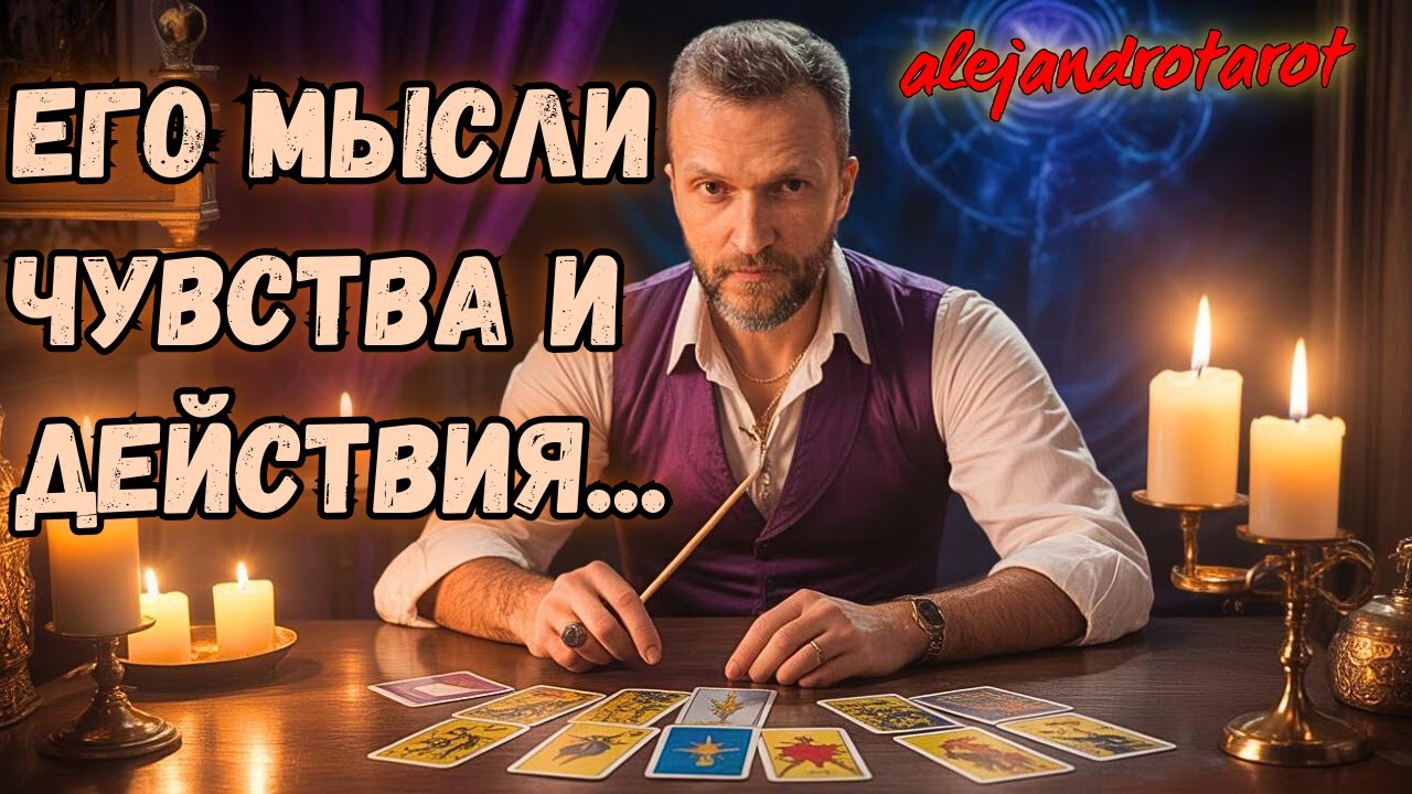 В Эту Минуту❗️Его Мысли о Вас Сегодня! Что Он ДУМАЕТ ОБО МНЕ Прямо Сейчас? ♥️♣️ Гадание Таро онлайн