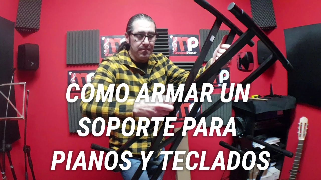 Como armar un soporte de teclado