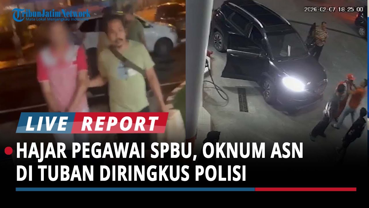 Breaking News - Hajar Pegawai SPBU, Oknum ASN di Tuban Diringkus Polisi