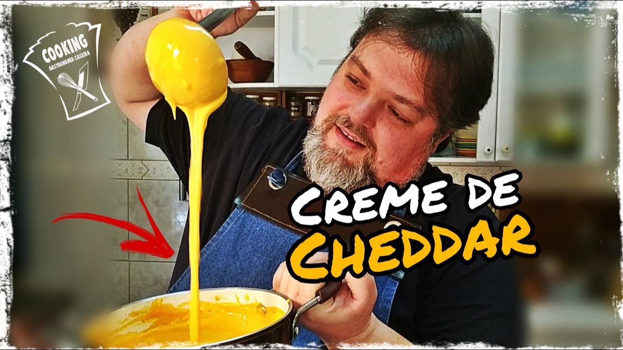 Receita Creme de Cheddar - Como Fazer Cheddar Cremoso - Rápido e Fácil #17