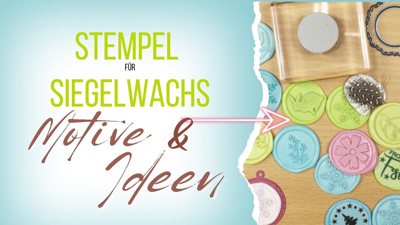 Stempel + Ideen für Siegelwachs | Neuheit | Anwendungsbeispiele Wachssiegel