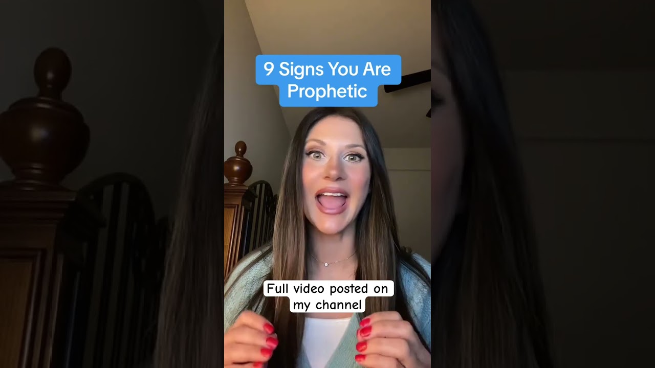 9 Signs 🔥you operate in the 🕊️spiritual gift of prophecy! #prophetic #propheticpeople #jesus