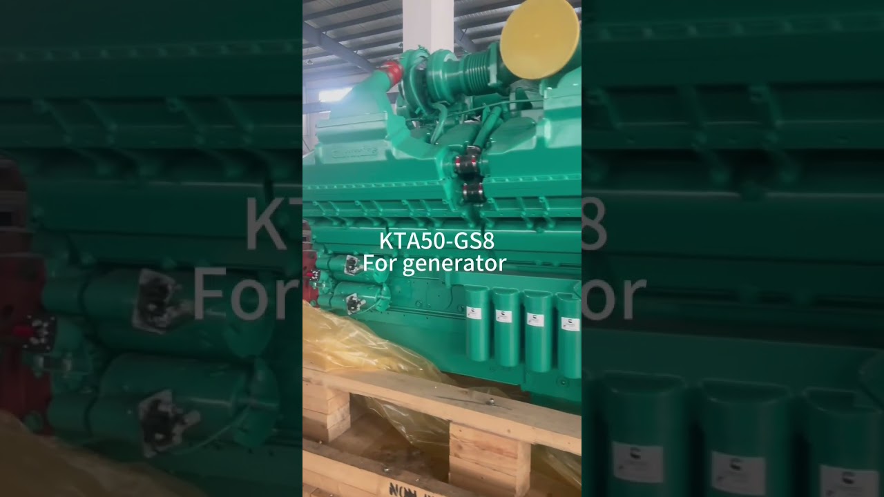 1200KW Cummins diesel engine for generator, KTA50-GS8 model.#cumminsgenerators #dieselgeneratorsets