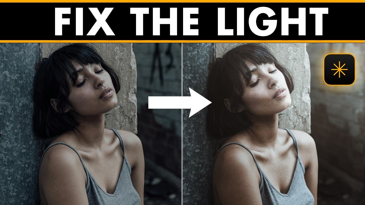 Повторное освещение портретов после съемки с использованием ИИ (Luminar Neo Light Depth)
