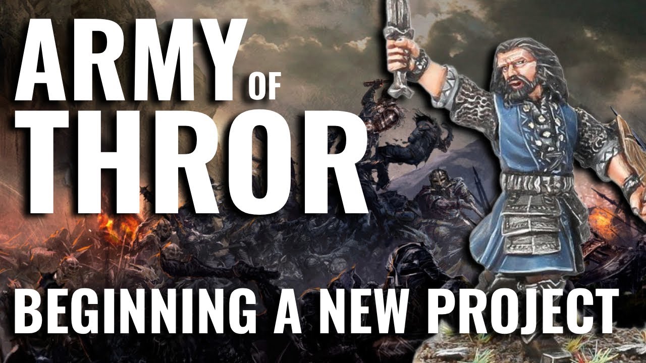 Crafting The Army Of Thror For Middle-earth Strategy Battle Game - Part 1