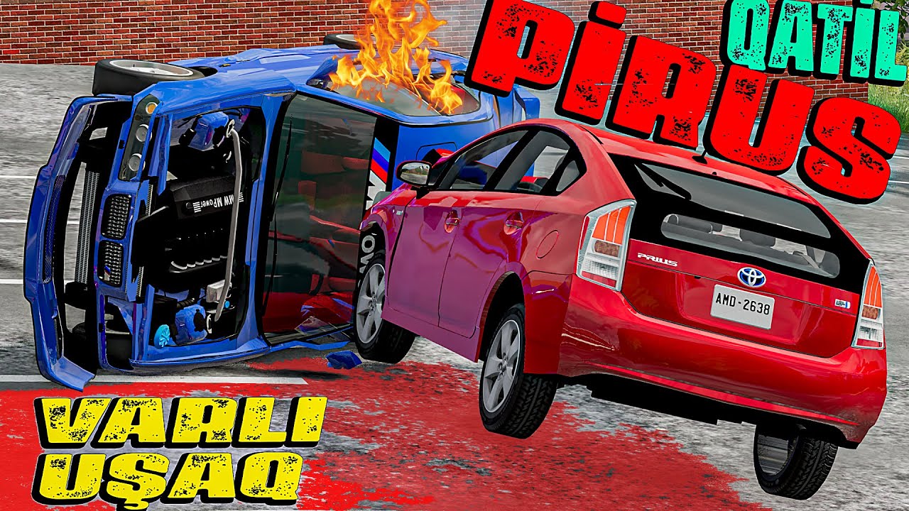 Qatil Pirus Kasıb Uşağın Maşınını Vurdu Axtarış | Maşın Oyunları | BeamNG.Driver #malikbedelov
