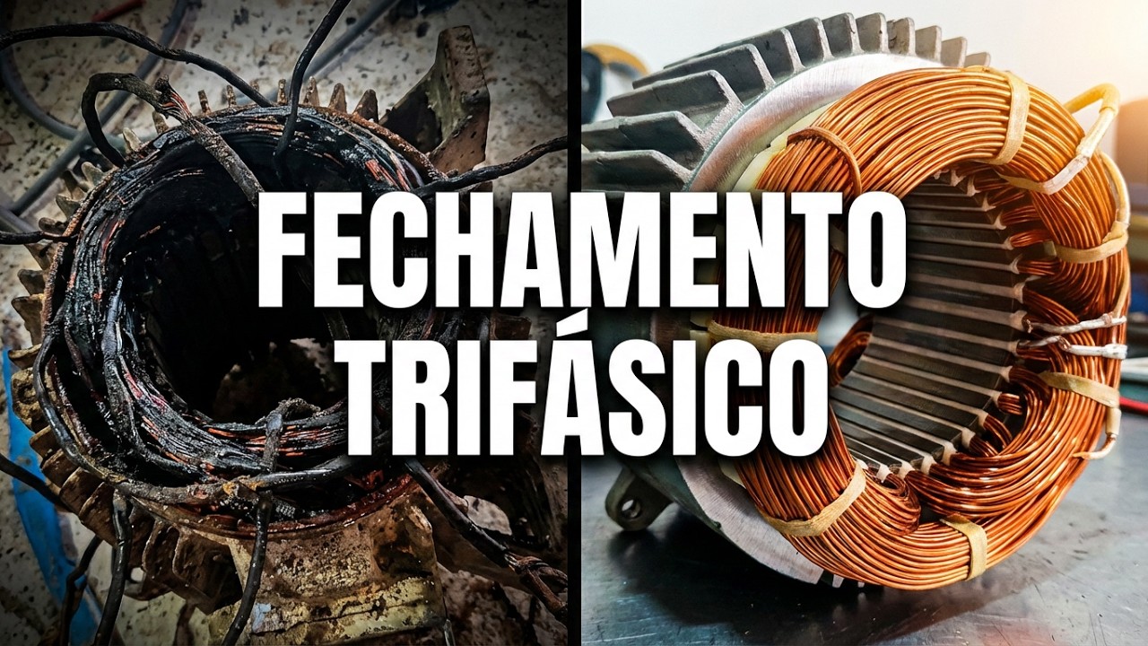 Motor Trifásico, dicas de rebobinamento.