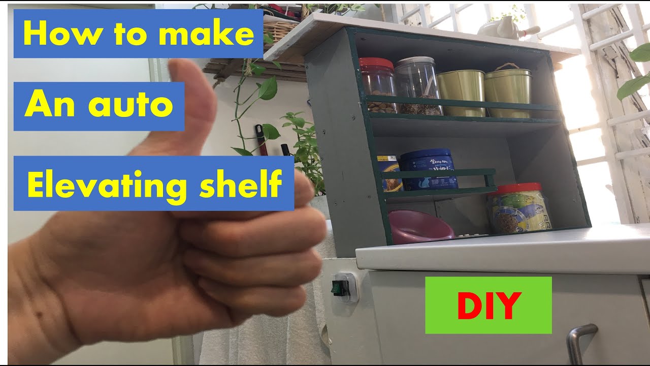Linear Actuator Application/How to make Auto-elevating shelf/secret shelf/STEM education examples