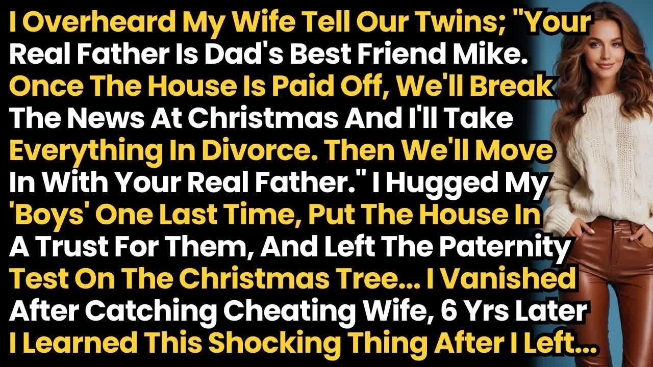 I Overheard My Wife Tell Our Twins; ＂Your Real Father Is Dad's Best Friend Mike  Once The House