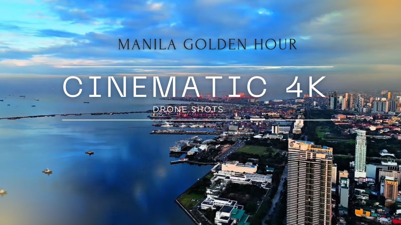 Epic Sunrise Over Manila | Drone Cinematic 4K | Golden Hour Philippines