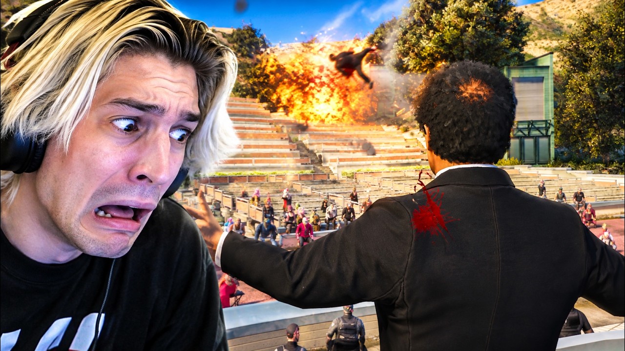 xQc Witnesses an Assassination at the Mayor Debate! | GTA NoPixel V