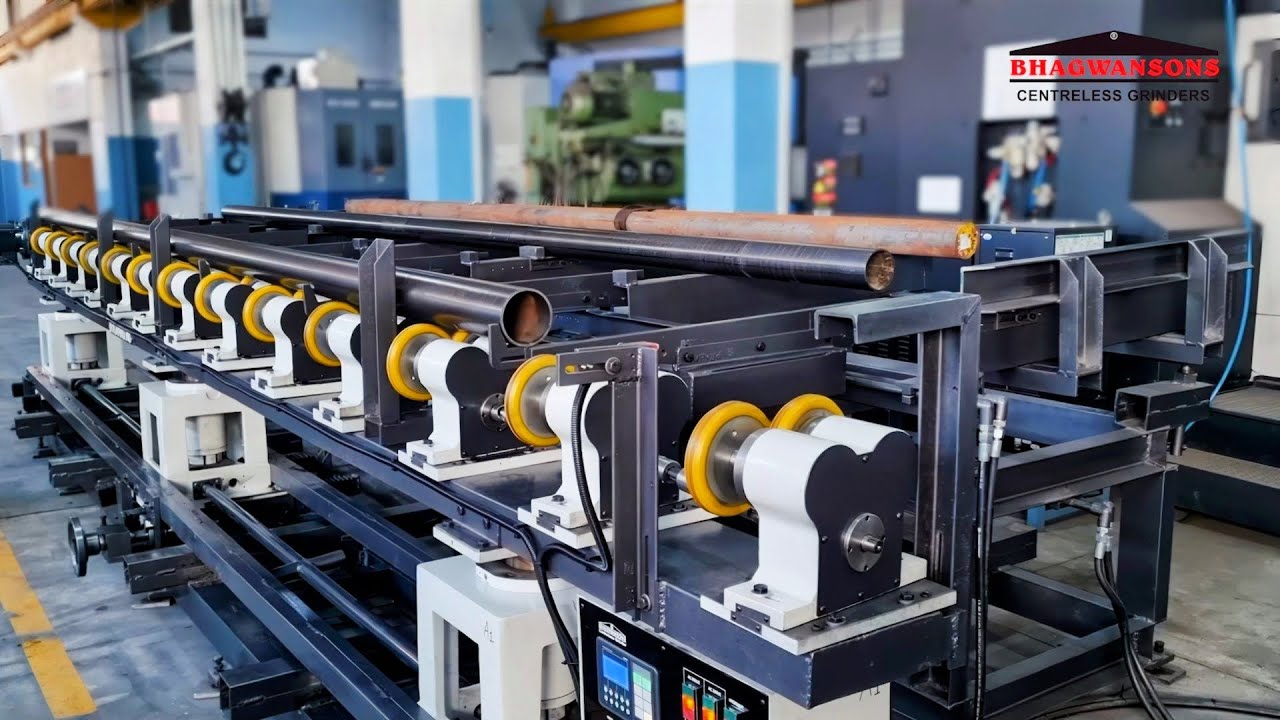 Bar Feeder For Centerless Grinding Machine | Bhagwansons Centerless Grinders