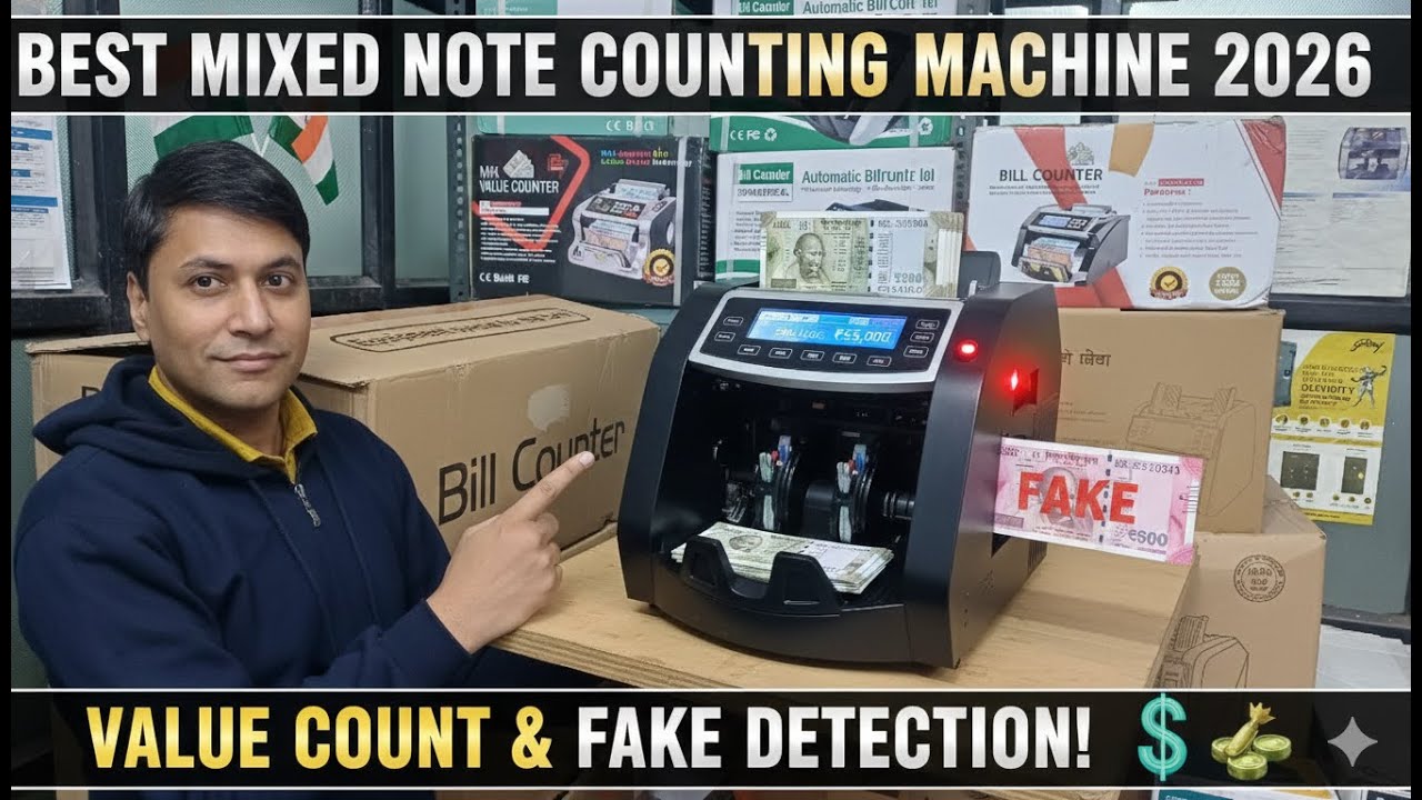 Best Mixed Note Counting Machine with Value Count & Fake Detection 2026 💸💰