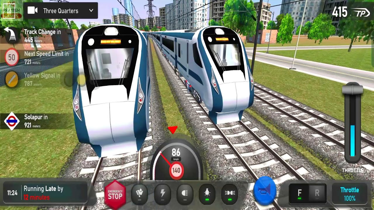 New Vande Bharat Express Train Game 2025 | Indian Train Simulator Game Android Gameplay