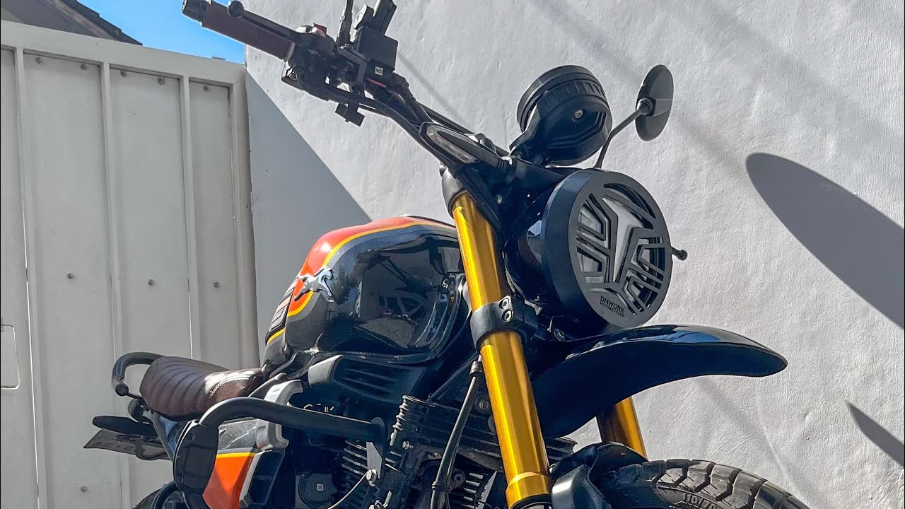 Installing TVS Ronin Scrambler kit by dmwork motorcycle
