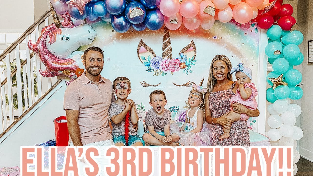 ELLA'S THIRD BIRTHDAY PARTY // UNICORN TACO PARTY // BEASTON FAMILY VIBES