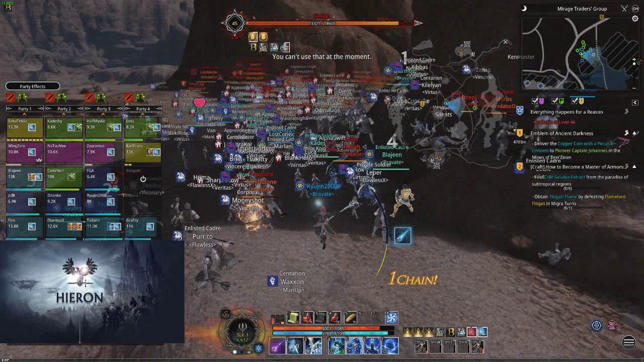 BLESS ONLINE - WORLD PVP HIERON VS UNION {NA} TANARA