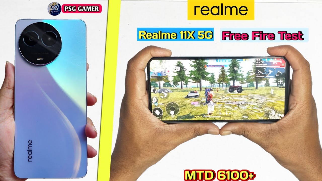 Realme 11X 5G Unboxing With Free Fire Test || Realme 11X 5G Free Fire Heating + Battery Drain Test..