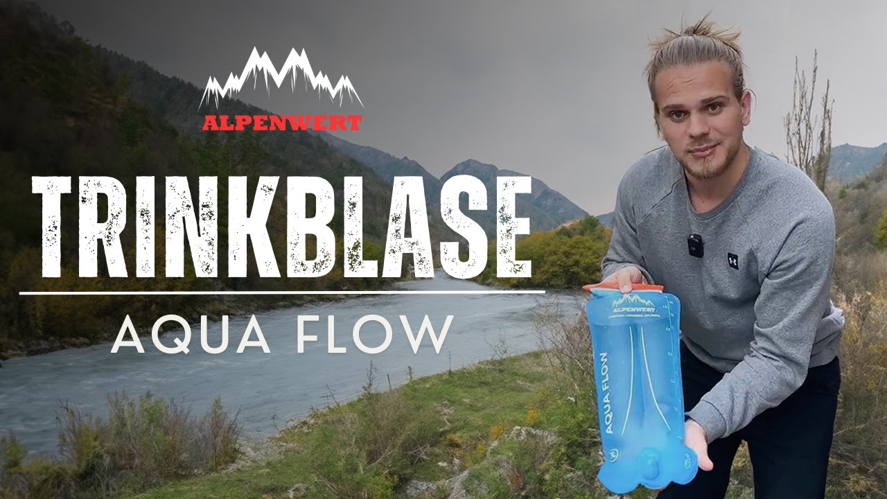Die beste TRINKBLASE von Alpenwert &ndash; Ideal f&uuml;r Wanderungen, Radtouren und mehr 🚴&zwj;♂️🥤