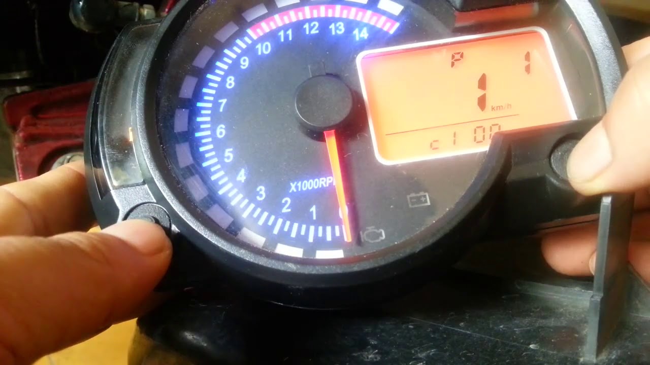 Tachometer rpm setting rx2n replika