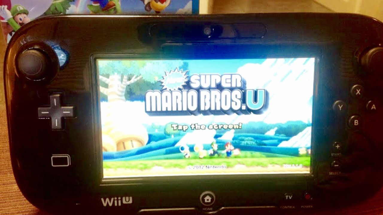 Wii U New Super Mario Bros U CONTROLLER GAMEPLAY HD