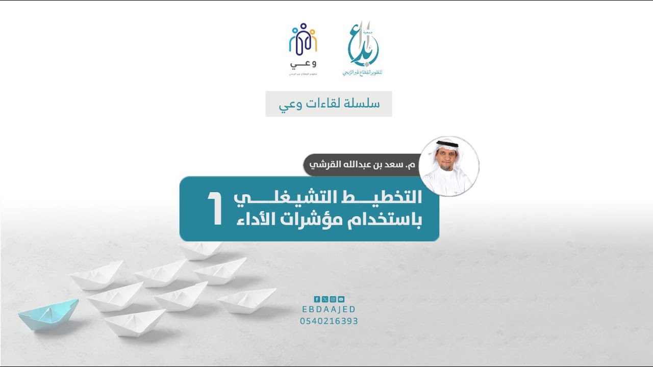 التخطيط التشغيلي باستخدام مؤشرات الأداء | الجزء الأول - م.سعد القرشي | 032