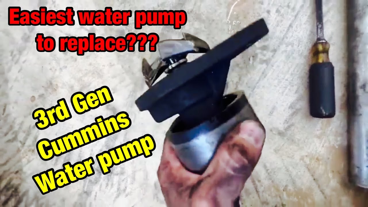 3rd Gen 5.9 Cummins water pump replacement 03-09