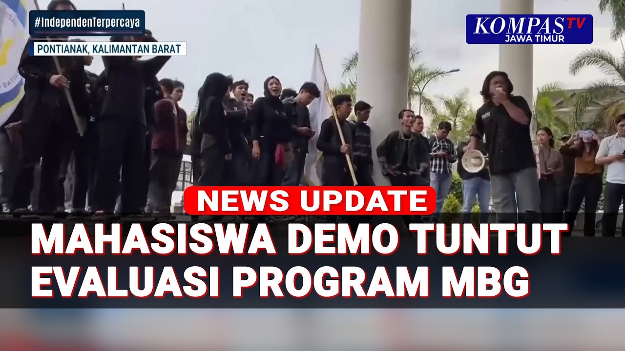 Aksi Demo Mahasiswa di Kalbar Tuntut Evaluasi Program MBG dan Pembenahan Polri!