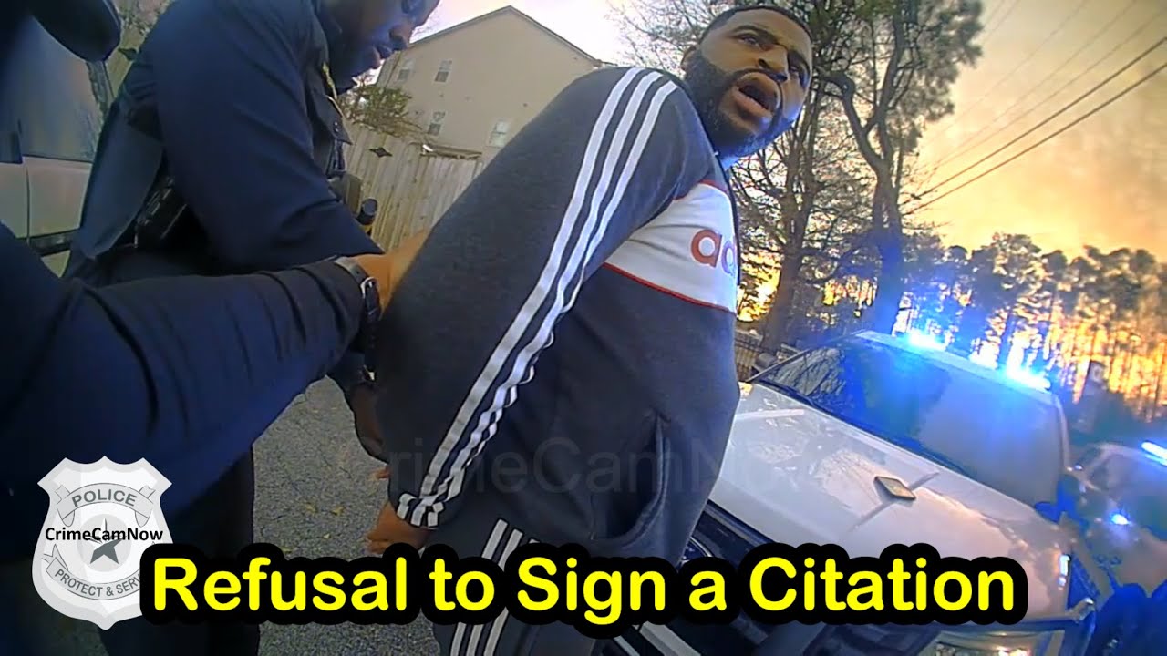 Sign a Ticket or Go to Jail