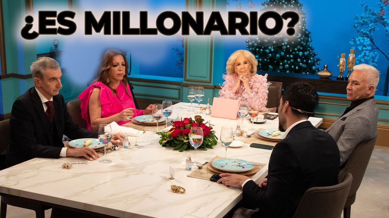 Mirtha le preguntó a Facundo Moyano si era millonario y desató un debate en la mesaza