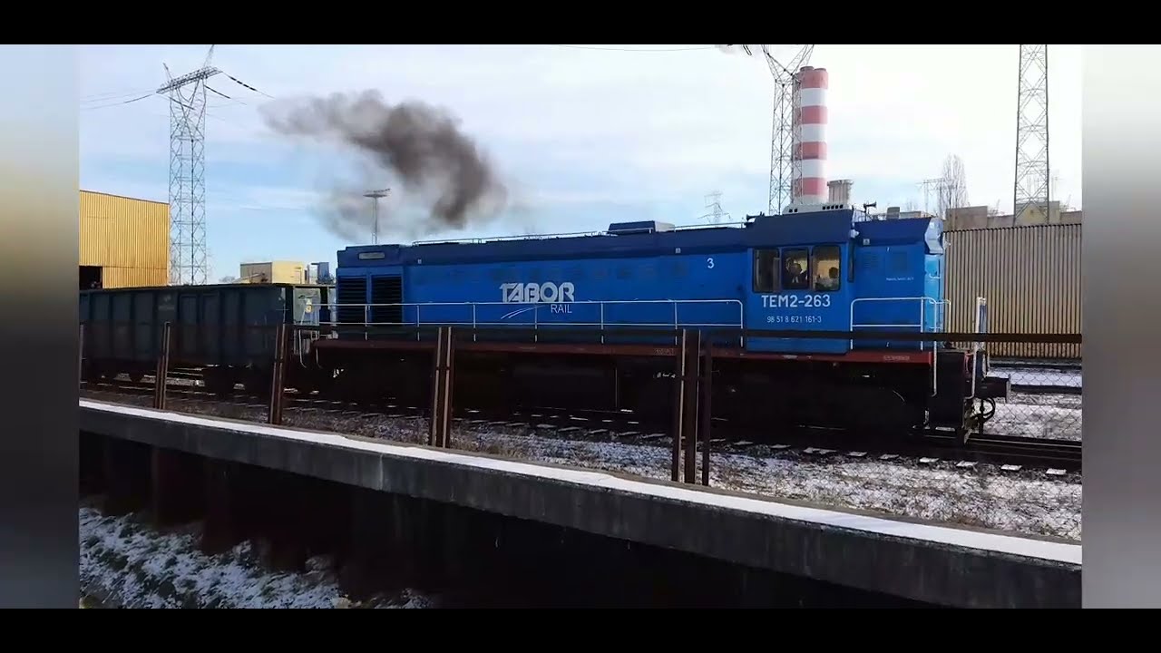 Zimowe manewry Tamar  na elektrowni Połaniec