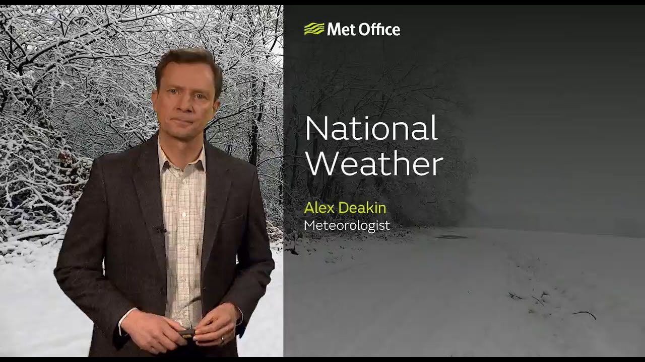 09/03/23 - Heavy Snow For Some - Afternoon Weather Forecast UK - Met Office Weather