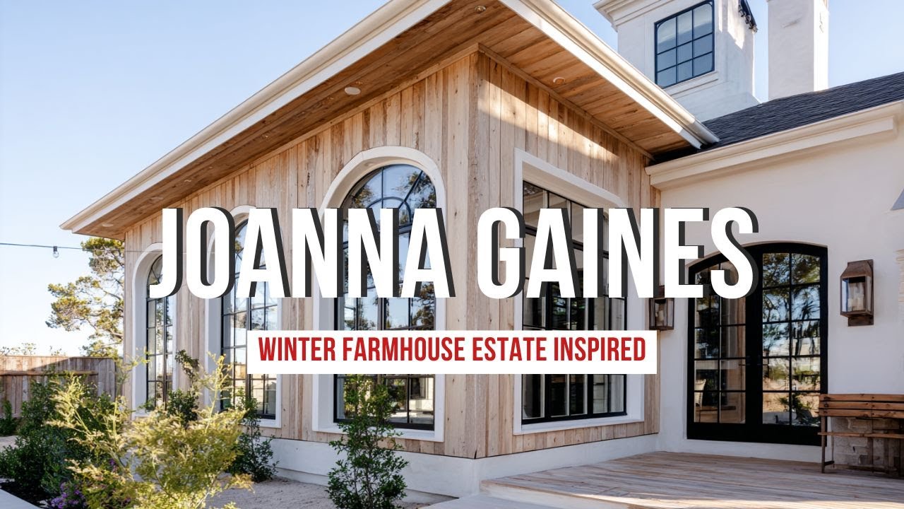 Winter Farmhouse Estate Inspired by Joanna Gaines and Shea McGee’s Modern Elegance