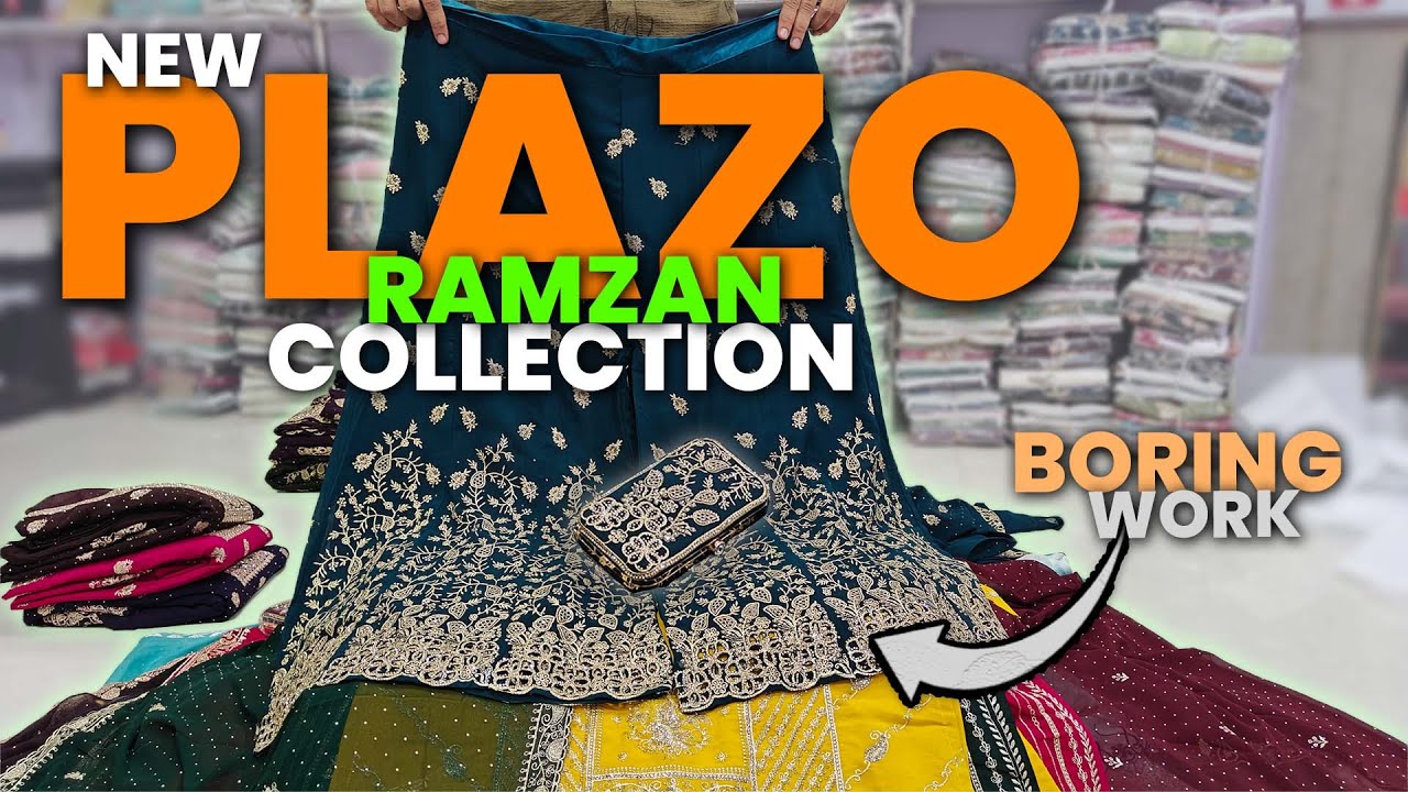 Gazi Fabrics 💖 2026 Ramzan Special | New Ramzan Plazo Designs | Shaded, Purse, Gown , Boring,