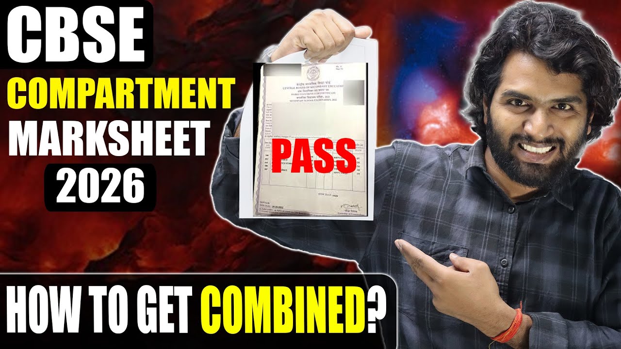How does CBSE Compartment Marksheet look?